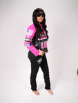 Womens Leather Racer Jacket