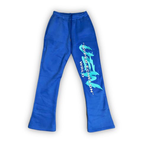 Blue Flare Joggers